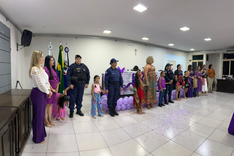 Ladário realiza abertura do Agosto Lilás com ação de conscientização na Câmara Municipal