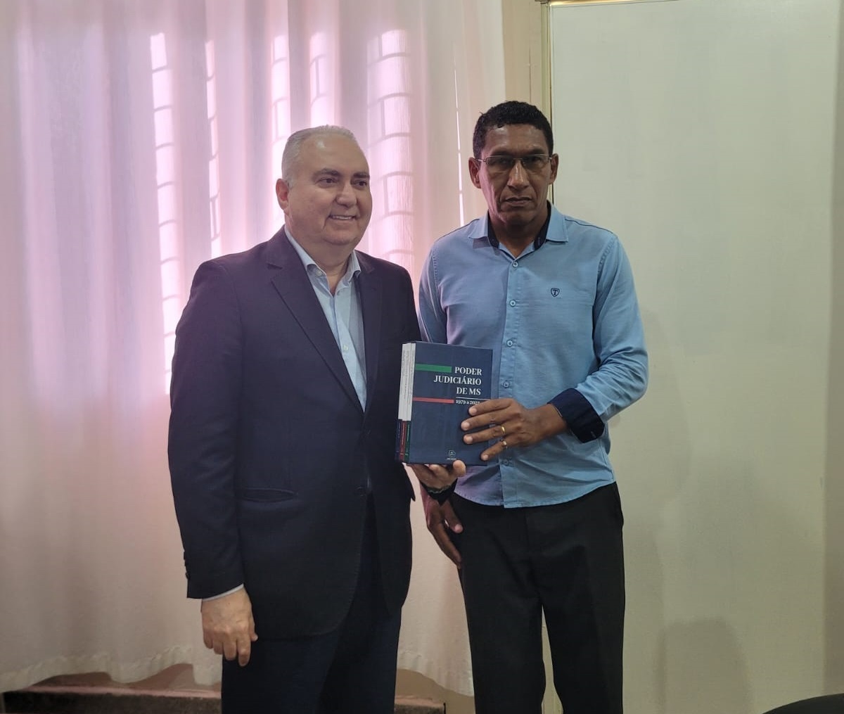Visita do Exmo. Desembargador Sérgio Fernandes Martins - Presidente do TJ MS