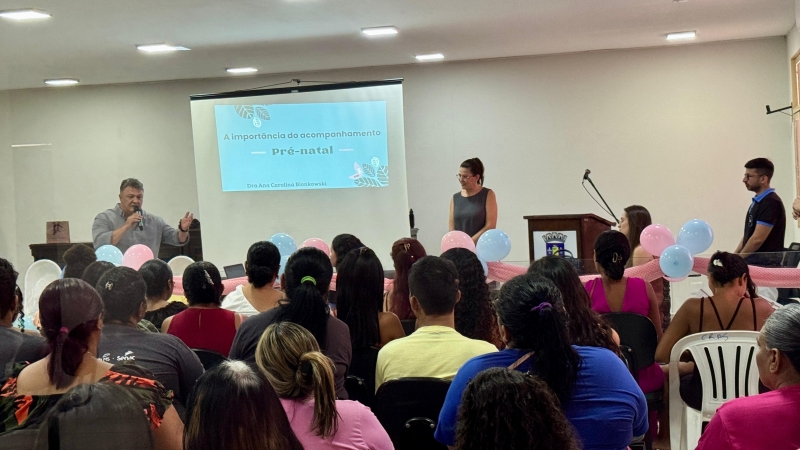 Primeira Oficina Municipal de Gestantes reúne dezenas de participantes em Ladário