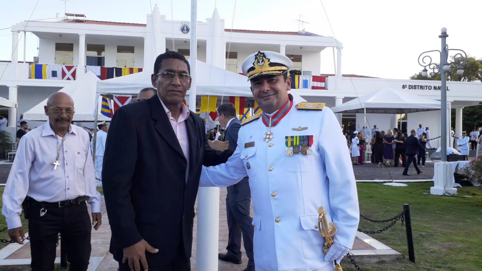 SOLENIDADE DE TROCA DE COMANDO DO 6° DISTRITO NAVAL DA MARINHA DO BRASIL EM LADÁRIO/MS