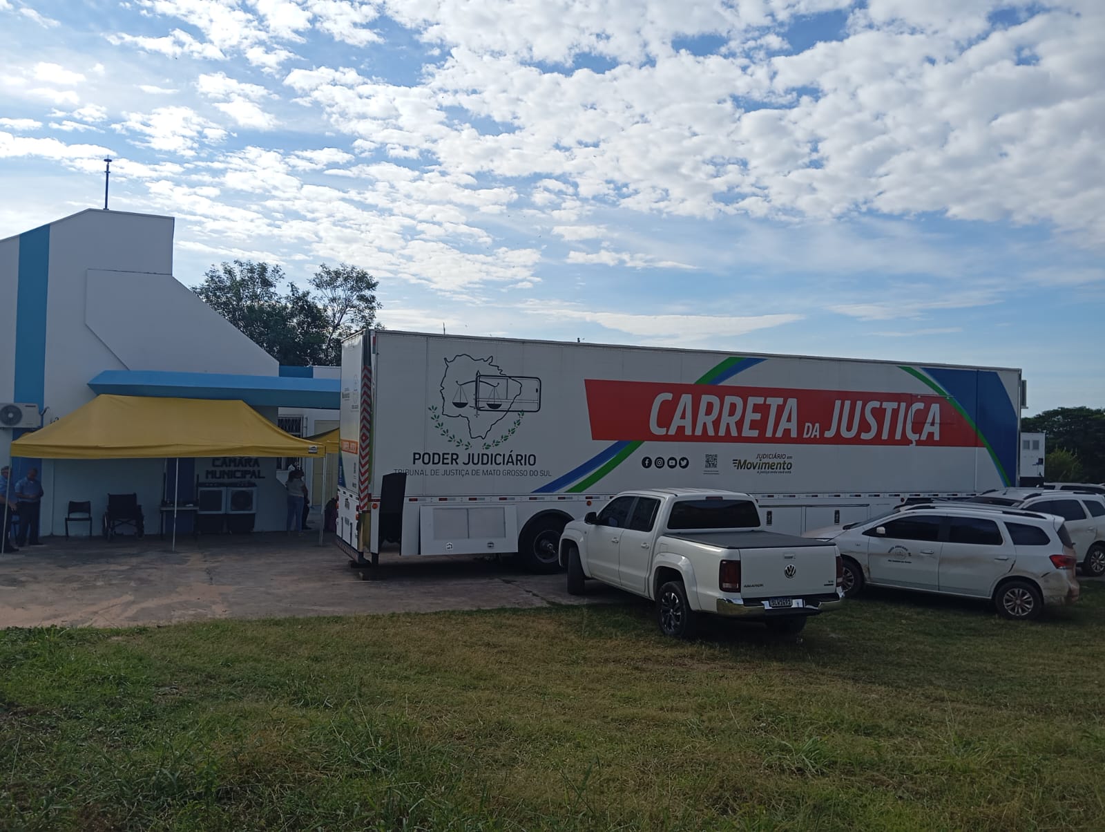 Carreta da Justiça chega a Ladário para atendimentos jurídicos